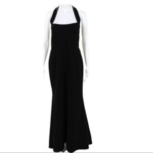JILL STUART fitted halter  evening wear gown
